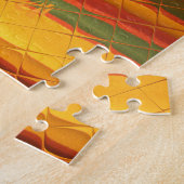 Merry KerstGod zegene Uw Colour Design Legpuzzel (Zijkant)