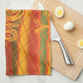 Merry KerstGod zegene Uw Colour Design Theedoek (Quarter Fold)