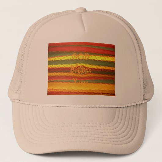 Merry KerstGod zegene Uw Colour Design Trucker Pet (Voorkant)