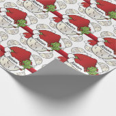 Merry KerstGolf Ball | DIY-naam Cadeaupapier (Hoek)