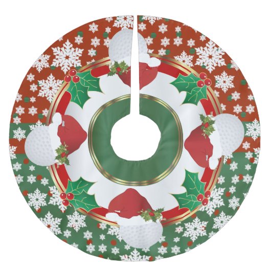 Merry KerstGolf 🏌️ ♂️ Lovers Kerstboom Rok (Voorkant)