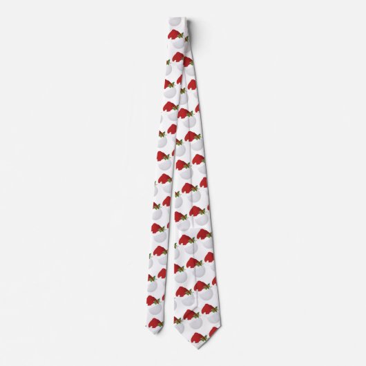 Merry-kerstgolfontwerp Stropdas (Achterkant)