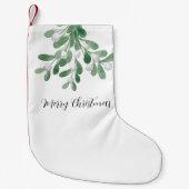 Merry KerstGreenery Kleine Kerstsok (Voorkant)