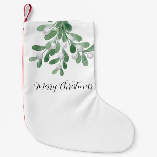 Merry KerstGreenery Kleine Kerstsok (Voorkant)