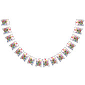 Merry kerstgrint party Cartoon Drawing - Fun Vlaggetjes (Alle)