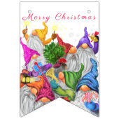 Merry kerstgrint party Cartoon Drawing - Fun Vlaggetjes (Eerste vlag)