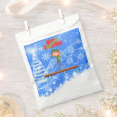 Merry Kerstgymnast Elf Bedankzakje (Geknipt)