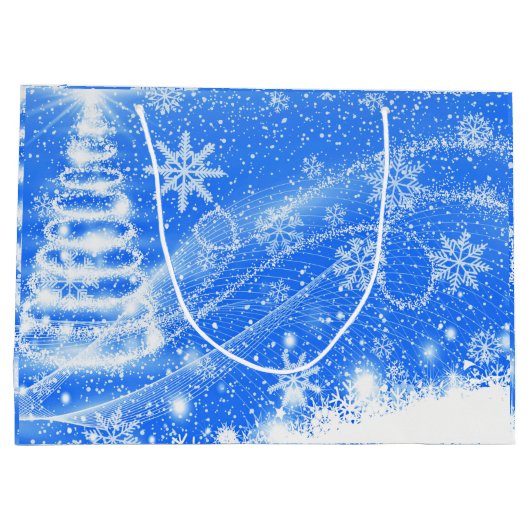 Merry Kerstgymnast Elf Groot Cadeauzakje (Achterkant)