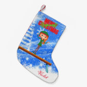Merry Kerstgymnast Elf Kleine Kerstsok (Voorkant (Hangend))