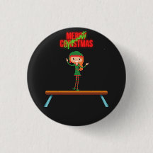 Merry Kerstgymnast Elf