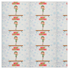 Merry Kerstgymnast Elf Stof