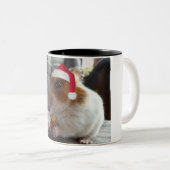 Merry KerstHamster Tweekleurige Koffiemok (Voorkant rechts)