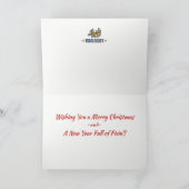 Merry Kersthandyman Feestdagen Kaart (Binnen)