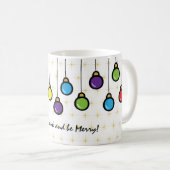 Merry Kersthanging Ornaments Koffiemok (Voorkant rechts)