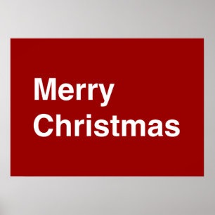 Merry KerstHelvetica Poster