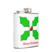 Merry KerstHolly fles Heupfles (Rechts)