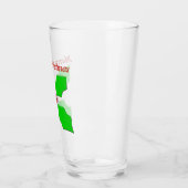 Merry KerstHolly Persoonlijk Glas (Links)