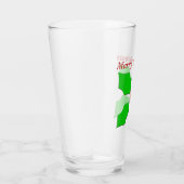 Merry KerstHolly Persoonlijk Glas (Rechts)
