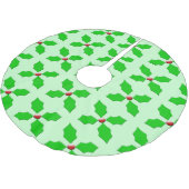 Merry KerstHolly Tree Skirt Kerstboom Rok (Gekanteld)