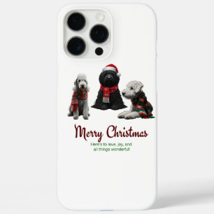 Merry Kersthonden iPhone 16 Pro Max Hoesje