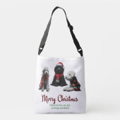 Merry Kersthonden Crossbody Tas (Achterkant)