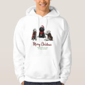 Merry Kersthonden Hoodie (Voorkant)