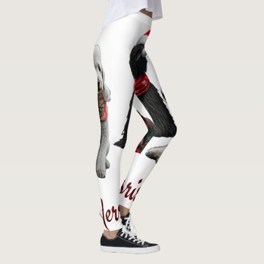 Merry Kersthonden Leggings (Rechts)