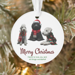 Merry Kersthonden Ornament