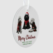 Merry Kersthonden Ornament (voorkant)