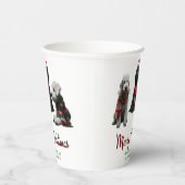 Merry Kersthonden Papieren Bekers (Rechts)