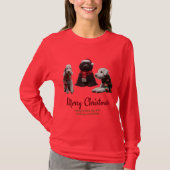 Merry Kersthonden T-shirt (Voorkant)
