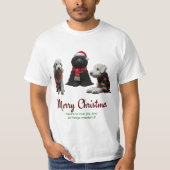 Merry Kersthonden T-shirt (Voorkant)