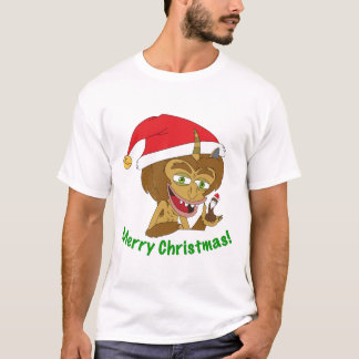Merry Kersthormoon Monster Big Mouth56png56 T-shirt