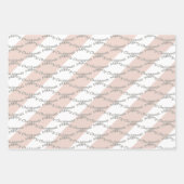 Merry-kersthoundstooth Pattern, Stripes Inpakpapier Vel (Voorkant)