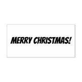 Merry Kersthout Rubber Stempel (Afrduk)
