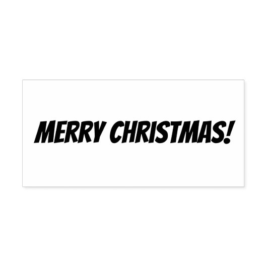 Merry Kersthout Rubber Stempel (Afrduk)