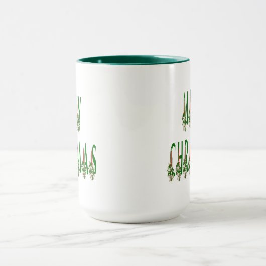 Merry Kerstkaarle Font Mok (Midden)