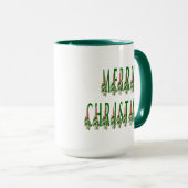 Merry Kerstkaarle Font Mok (Voorkant rechts)