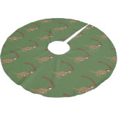 Merry Kerstkerkangaroos Kerstboom Rok (Gekanteld)