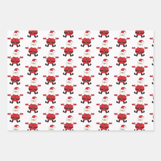 Merry kerstkerstkerstcadeautjes - boompatroon inpakpapier vel (Voorkant)