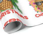 Merry Kerstkerstkerstkerstkerstananapple Cadeaupapier (Rol Hoek)