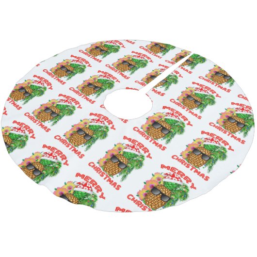 Merry Kerstkerstkerstkerstkerstananapple Kerstboom Rok (Gekanteld)