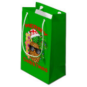 Merry Kerstkerstkerstkerstkerstananapple Klein Cadeauzakje (Achterkant Gekanteld)