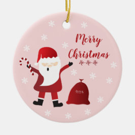 Merry kerstkerstkerstkerstkerstcadeautas Speelgoed Keramisch Ornament