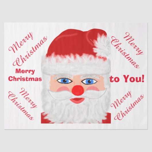 Merry kerstkerstkerstkerstkerstcadeautje tissuepapier (Voorkant)