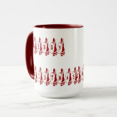 Merry kerstkerstkerstkerstkerstkerstcadeauletterty mok (Voorkant links)