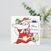 Merry kerstkerstkerstkerstkerstkerstKaart (Staand voorkant)