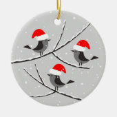 Merry Kerstkerstkerstkerstkerstkerstkerstbal rode  Keramisch Ornament (Voorkant)