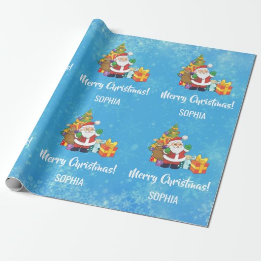 Merry kerstkerstkerstkerstkerstkerstkerstbomen — G Cadeaupapier (Uitgerold)