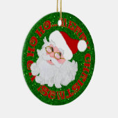 Merry kerstkerstkerstkerstkerstkerstkerstfeest RUN Keramisch Ornament (Rechts)